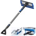 thumbnail image 1 of Lightweight Aluminum Body Snow Removal Tool, Extendable Snow Brush With Double-Sided Brush Head, Retractable Length For Compact Storage, Non-Slip Handle For A Comfortable Grip,, 1 of 5