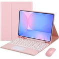 thumbnail image 1 of Funda con teclado táctil para Samsung Galaxy Tab S10 FE/ S9 FE 5G de 10,9 pulgadas/Tab S9 de 11 pulgadas, con ratón - Teclado Bluetooth táctil magnéticamente desmontable, 1 of 8