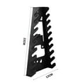 thumbnail image 1 of Plastic Wrench Rack Organizer Wall Mounted Tray Sockets Storage Tools Rack Sorter Standard Spanner Holders Home Wrench Holder black, 1 of 6