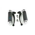 thumbnail image 2 of VESPA LML STAR STELLA PX Handle Grip Set Chrome Cap + Clutch Brake Lever, 2 of 4