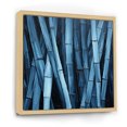 thumbnail image 2 of Designart "Serenity Amidst Wild Blue Bamboo" Bamboo Floater Framed Canvas Prints, 2 of 5