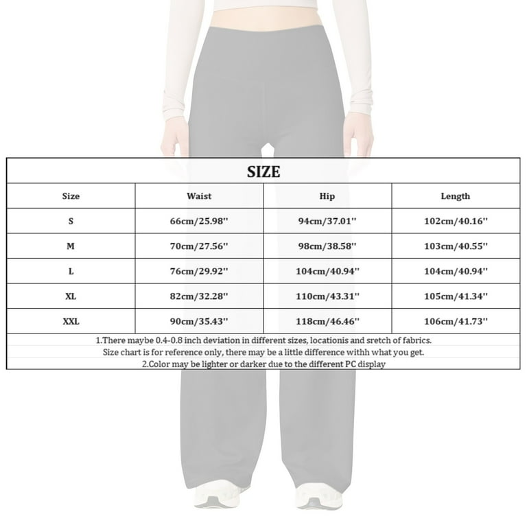 Jxximdong Cargo Pants for Women, Wide Leg Yoga Pants Tummy High Waist  Stretch Workout Pants Loose Fit Athletic Pantss, White Womens Casual  Trousers - Walmart.com