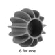 thumbnail image 5 of Bola mágica de silicona ecológica para lavadora, 6 uds. (gris), 5 of 5