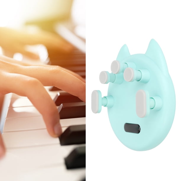 Fortalecedor De Dedos De Piano, Entrenador De Dedos De Piano Compacto Profesional De Silicona ABS Para Prácticas Para Principiantes
