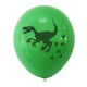 thumbnail image 4 of FELTECHELECTR Globos de látex de 24 pulgadas con diseño de dinosaurio, juego de adornos para fiestas de cumpleaños (verde), 4 of 7