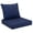 Blue, variant on Outdoor Seat Cushion Set 19 x 19 Inch Waterproof & Fade Resistant Patio Furniture Cushions with Removable Cover, Outdoor Sofa Replacement Seat & Back Cushions for Chair Sofa Couch, Dark Gray