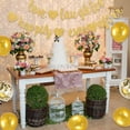 thumbnail image 2 of Gold Engagement Party Decorations, Gold Wedding Party Balloons Love Laughter and Happily Ever After Glitter Banner Decor for Bride-to-be Bridal Shower Bachelorette Party Supplies, 2 of 7