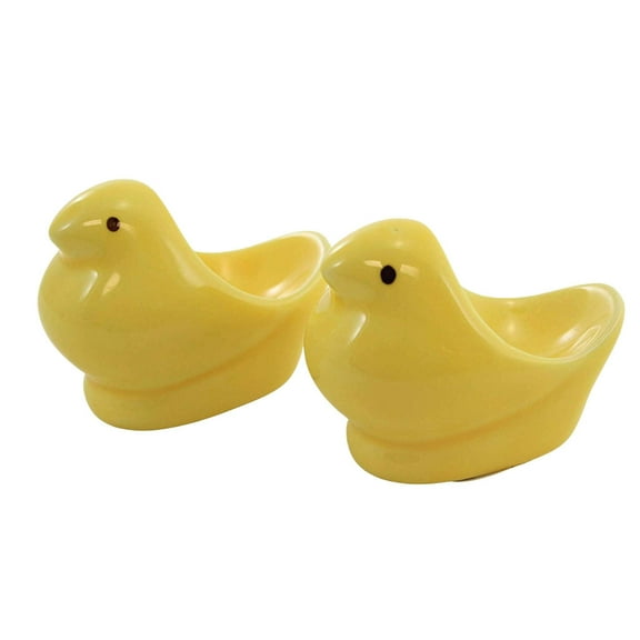 Tabletop Peeps Yellow Chick Egg Cups Ceramic Set/2 Licensed Egg Holder Cn0060