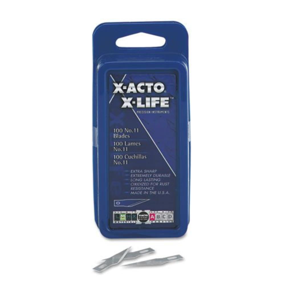 PACK of 7 BLADES X-ACTO X-LIFE #11 CLASSIC FINE POINT BLADES 