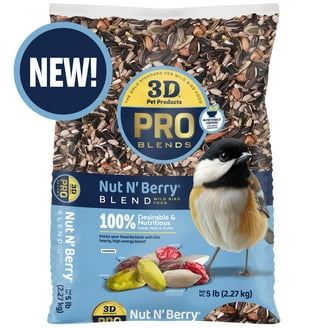 3-D Pet Products Premium Nut N' Berry Blend Dry Wild Bird Food, 5