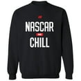 thumbnail image 2 of Men's Checkered Flag Sports  Black NASCAR and Chill Pullover Sweatshirt, 2 of 3