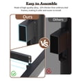 thumbnail image 4 of KATHY&BOB Full Size Metal Bed Frame with Straight Headboard, Retro Luxury Roman Column, Sturdy Heavy Duty Bed Frame with Storage Space Under-bed, Easy Assembly, No Box Spring Needed (Straight, Full), 4 of 13
