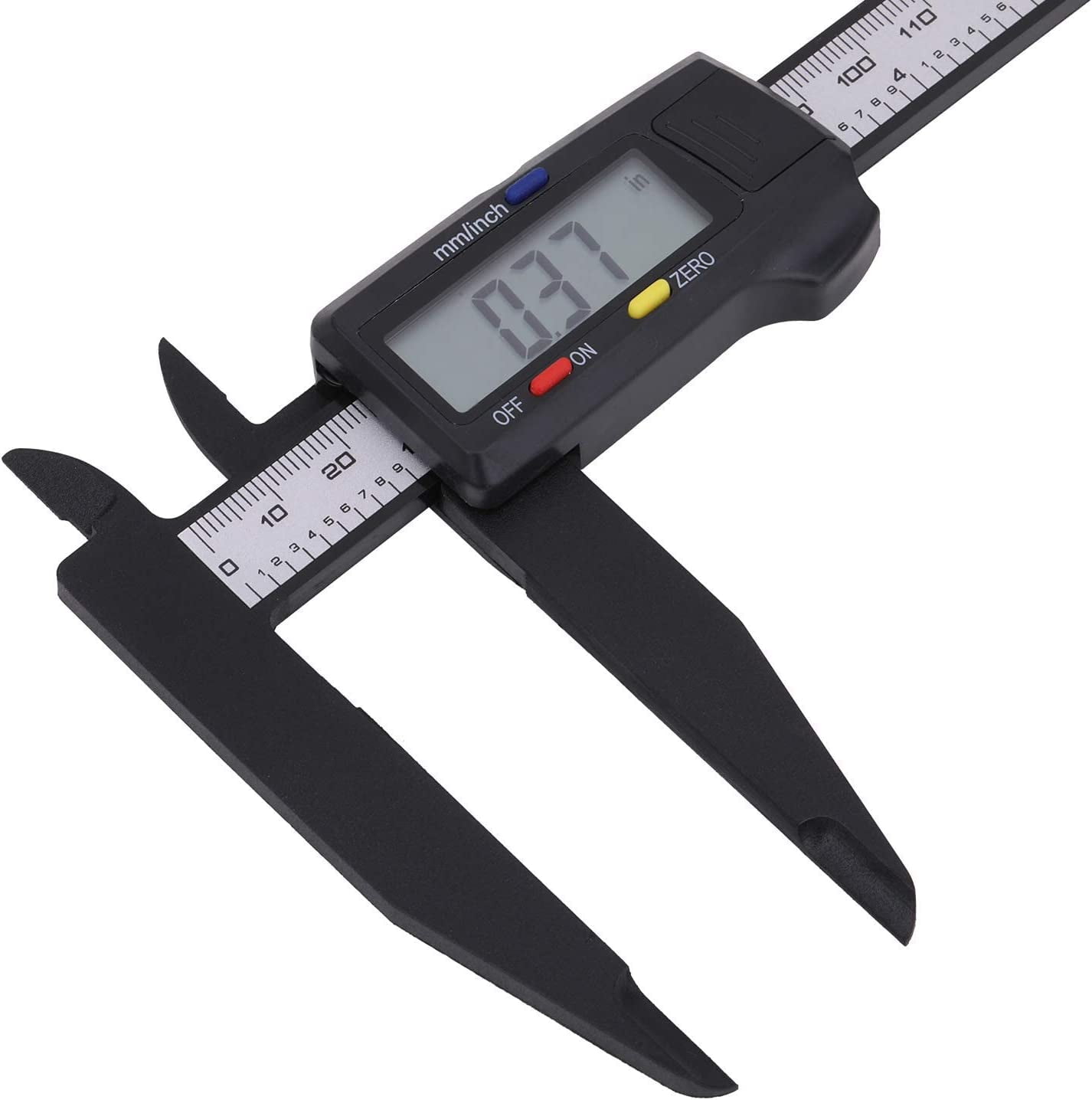 Vernier Caliper, 200mm/7" Plastic Digital Caliper LCD Digital