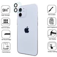 thumbnail image 2 of For Rear Camera Lens of iPhone 12 Mini (2020) [3-Pack BISEN] Screen Protector Tempered Glass, 9H Hardness, Anti-Scratch, Anti-Shock, Bubble Free, Shatterproof, 2 of 4