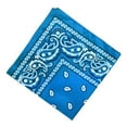 thumbnail image 4 of Novedad Bandanas de Estampado de Paisley Diadema de dos cara Envoltura Bufanda para el cuello para mujeres y hombres Azul, 4 of 6