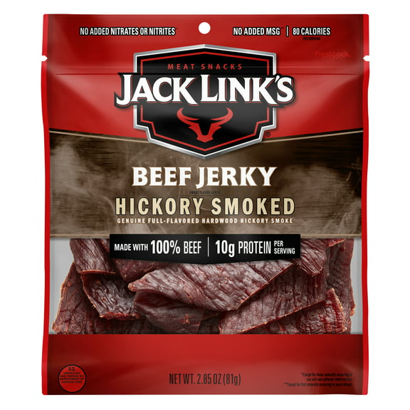 Jack Link's Beef Jerky, Hickory Smoked, 2.85oz