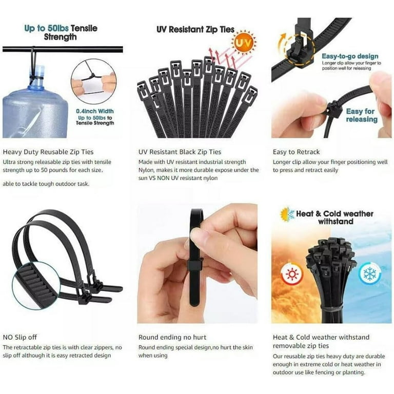 10 Best Multi Purpose Plastic Tie Wraps Find The Most Versatile Option For All Your Home Garden And Office Projects - June 2025