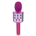 thumbnail image 1 of Micrófono inalámbrico WS858 para karaoke, streaming y grabación con función de cambio de voz, color rosa, tamaño 230x55x10mm., 1 of 7