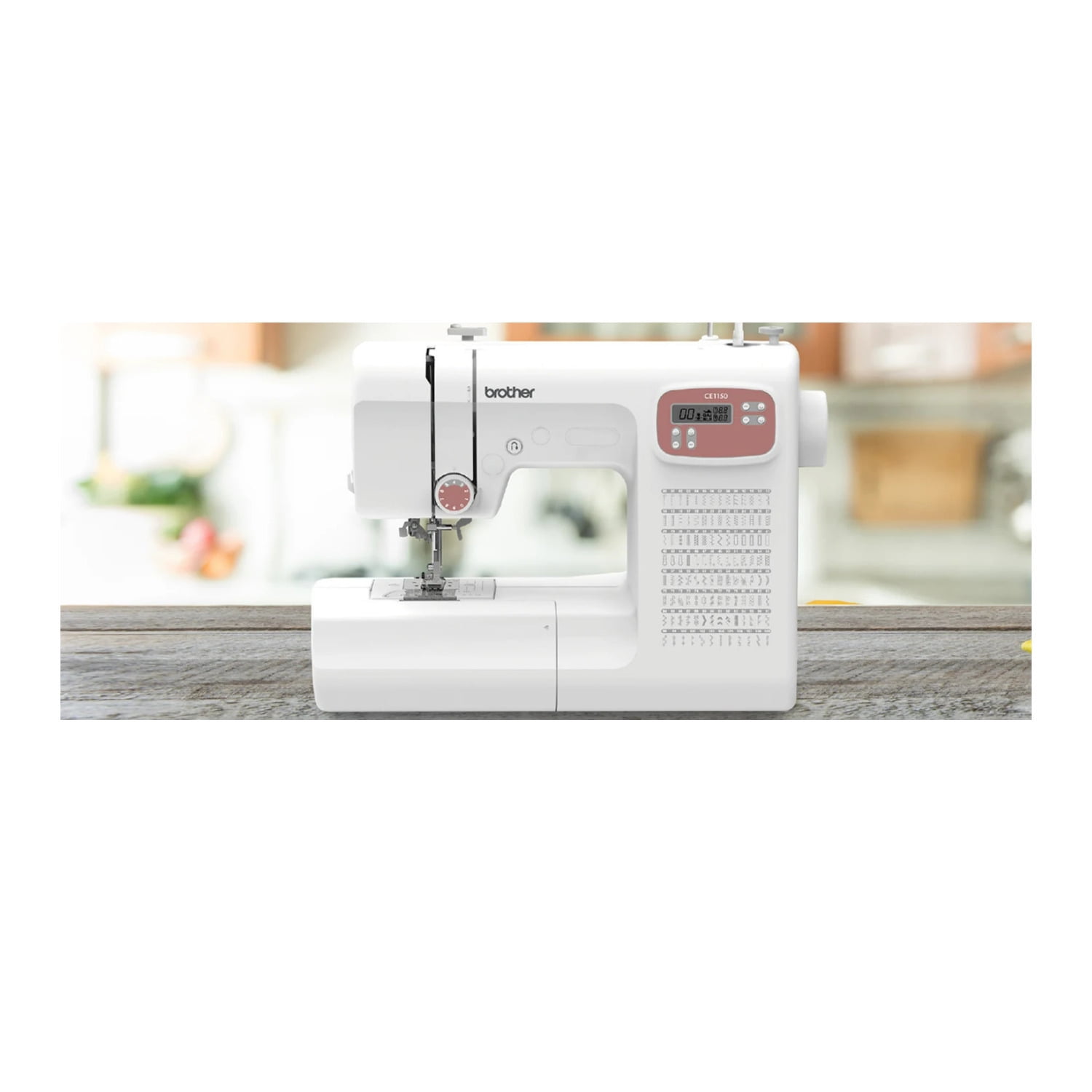 Restored Brother CE1150 Computerized Sewing and Quilting Machine with Easy Stitch Selector, LCD Display, Advanced Needle Threader, and Drop-in Top Bobbin (Refurbished)