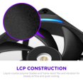 thumbnail image 3 of Ventilador NZXT F280X Performance de marco único con 2 PWM RGB de 140 mm, 3 of 9