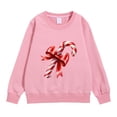 thumbnail image 4 of MIASHUI Chandails en Molleton d'Hiver pour Filles, Chandail à Capuchon de Noël Confortable avec Imprimé Flocon de Neige, Design Tendance pour Enfants, 4 of 4