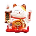 thumbnail image 3 of GUOOL Cat Figurine Car Dashboard Decor for Cabinet Bookshelf Spring Festival E, 3 of 7