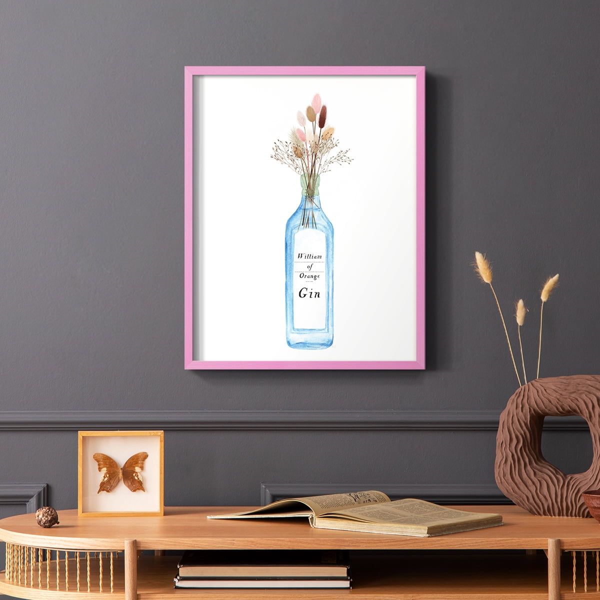 William of Orange Gin Framed Print - Solid Wood in Single Picture Frame Solid Wood 2 Framed Print