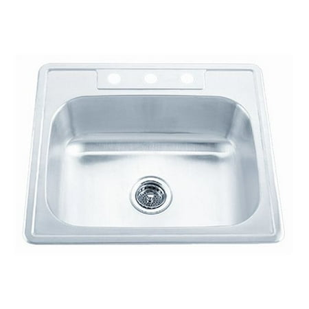 Proflo Pfsr2522654 25 Single Basin Stainless Steel Kitchen Sink Proflo Pfsr2522654 25 Single Basin Stainless Steel Kitchen Sink With 4 Holes Drilled
