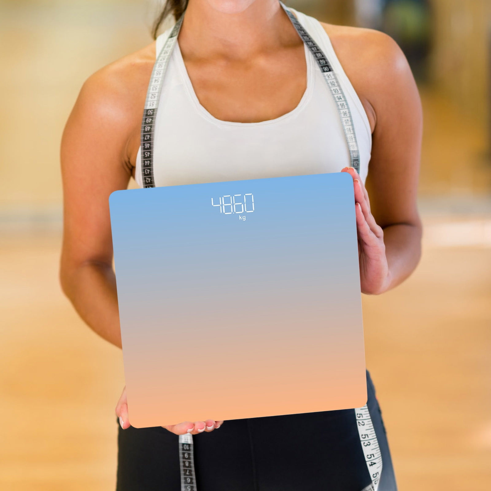 Qholemyo Digital Bathroom Scale Weight Scales Bathroom Stable Weighing Scale For Home Human Body Health Check
