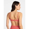 thumbnail image 3 of Time and Tru Women's and Women's Plus Size Geo Print Bralette Top, Sizes XS-3X, Family Swim, 3 of 5