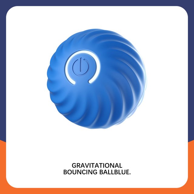 Saving Sale! Cameland Smart Interactive Dog Toy LED Light Bouncing Ball Active Rolling Ball For Dog/Puppy/Small/Medium Dogs And Cats USB Rechargeable With A Replacement
