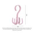 thumbnail image 4 of Gancho Garras FLhrweasw Perchero para Ropa Y Toallas Rosa Rotación 360 grados, 4 of 6