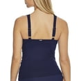 thumbnail image 2 of Anne Cole NAVY Live in Color Twist Front Underwire Tankini Swim Top, US 34D/32DD, 2 of 2
