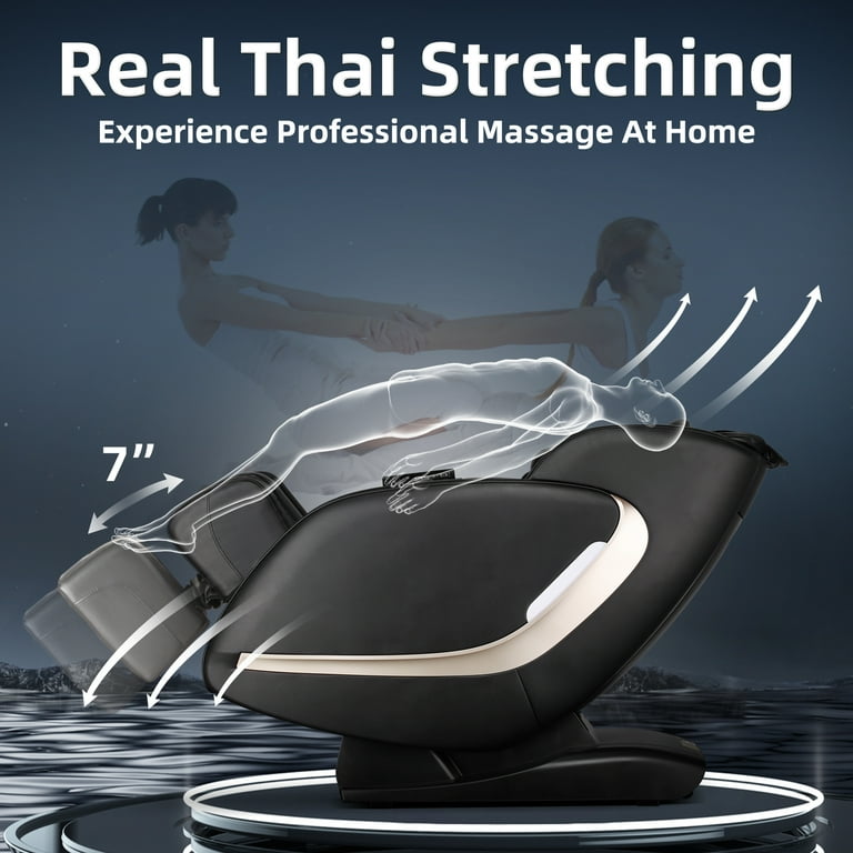 4D Full Body Massage Chair Zero Gravity Shiatsu Recliner with