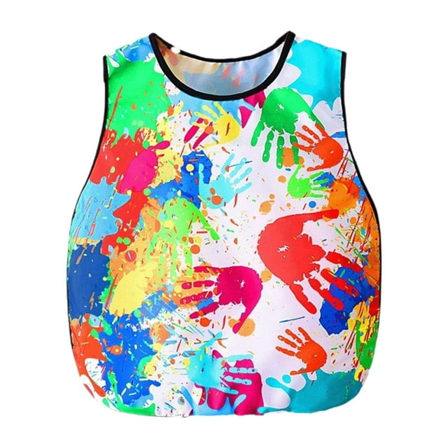 Delantal de arte para niños, bata de pintura multiusos, impermeable M
