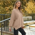 thumbnail image 4 of SUNBS Oversized Sweaters for Women Winter Crewneck Pullover - Cozy Knit Long Sleeve Top Casual Loose Fit Clothes, 4 of 9