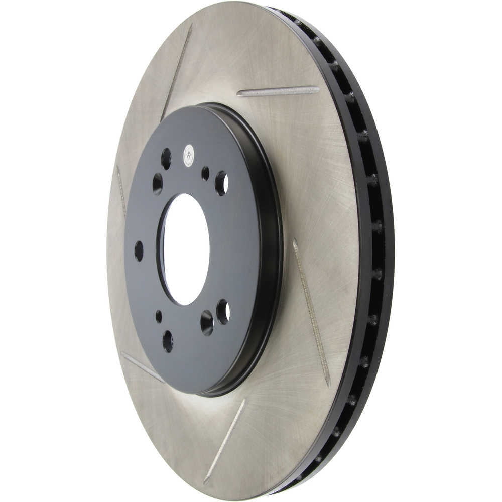 StopTech 126.40029SL Sport Slotted Brake Rotor; Rear Left, European style brake pad compounds