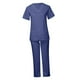 thumbnail image 3 of Conjunto de uniforme médico para mujer, camiseta y pantalón, cómodo uniforme de enfermera, uniforme de enfermería L, 3 of 9