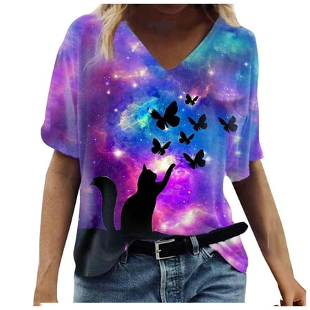 

Sayhi Women Blouse Travel Loose Top Christmas Undershirts for Scrubs