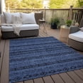 thumbnail image 6 of Addison Rugs Chantille Indoor/Outdoor Transitional Southwest Navy Washable Rectangle Rug, 2'6" x 3'10", 6 of 6