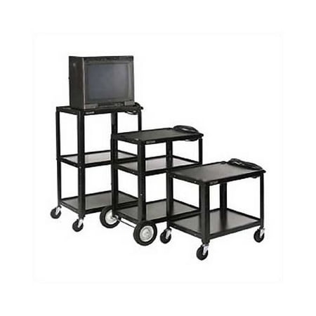 Luxor Open Shelf Fixed Height Table AV Cart