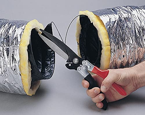 Malco FDC2 4-3/8" Cut Capacity 12" Flex Duct Shear with Built-in Wire Cutter CA2