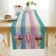 thumbnail image 4 of Harpily Decorative Table Banner Summer Ocean Beach Themed Linen Tablecloth For Dining And Coffee Tables, 4 of 4