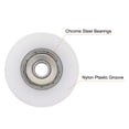 thumbnail image 4 of U Type Groove Pulley Nylon Coated Roller Bearing 5x28x9mm U Groove Guide Wheel for Doors Window, 4 of 5
