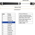 thumbnail image 2 of Amazing 8 Inch 120N/26lb Gas Shock Strut Lift Support, Gas Spring for RV, Bed Floor, Hatch Door, TV Cabinet, Box Lid (Black, Set of 4) 8 Inch - Perfect for any wedding decorations, 2 of 5