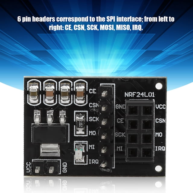 Módulo NRF24L01+, Módulo De 3,3 V Operación Simple Pequeño Compacto Estable Confiable Para El Hogar Para La Oficina