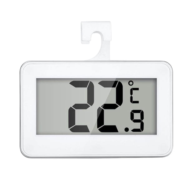 Termómetro Digital para Refrigerador Habitación Con Pantalla LCD Color Blanco