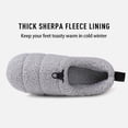 thumbnail image 4 of ULTRAIDEAS Women’s Cozy Faux Sherpa Fleece Slippers with Drawstring Memory Foam House Shoes, 4 of 5