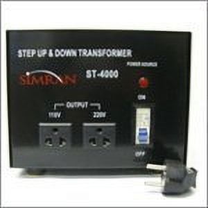 VCT ST-4000D Heavy Duty 4000 Watts 110V/220V/240V Dual Voltage Step Up /Step Down Voltage Transformer for Worldwide Use