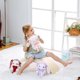 thumbnail image 3 of Stuffed Animal Doll Plush Toys, Plushie Animal Toys, Cute Plush Animals, Lolita Bunny 9 Inches, Children's Gifts Rabbit (Pink), 3 of 4